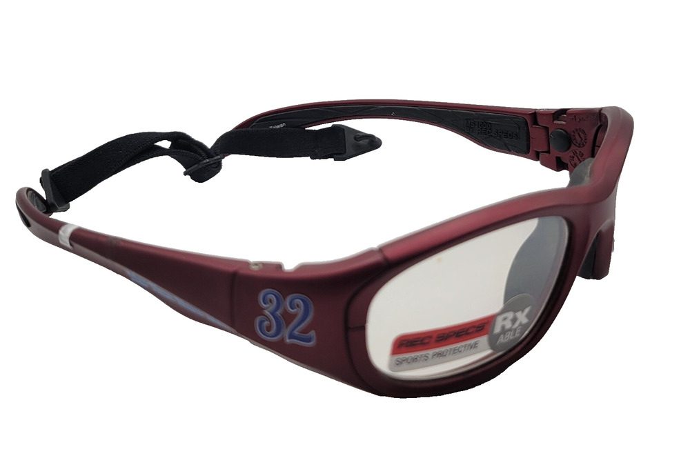 LIBERTY SPORT MS1000 MATTE CRIMSON SPORTS GLASSES 51-17-125 ASTM F803 FRAME